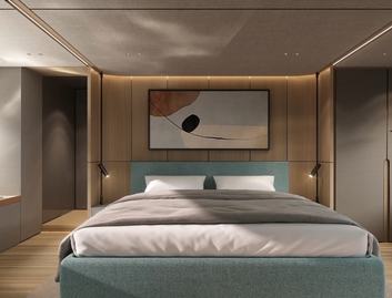 Azimut Grande 30M, Accommodation