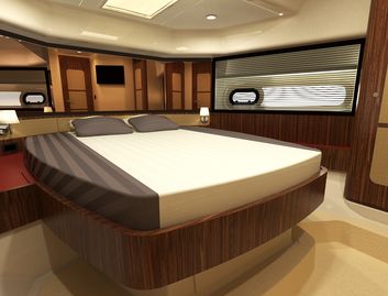 Azimut Magellano 43, Accommodation