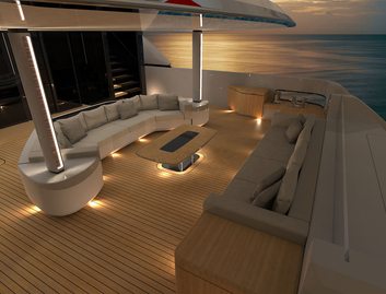 Cantiere delle Marche RJ 130, Deck Area