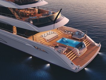 Heesen 50m Steel FDHF, Beach Club