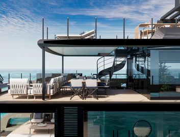 Cantiere delle Marche Raw 105 , Deck Area