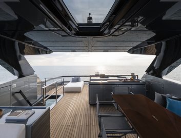 Riva 82&#039; Diva, Fly Deck/Sportdeck