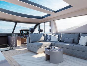 Sunseeker 74 Ocean Enclosed, Helm Station