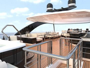 Ocean Alexander 26R Open, Fly Deck/Sportdeck