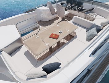 Princess S65 Mk2, Fly Deck/Sportdeck