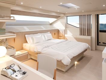 Sanlorenzo SL106 Asymmetric, Accommodation