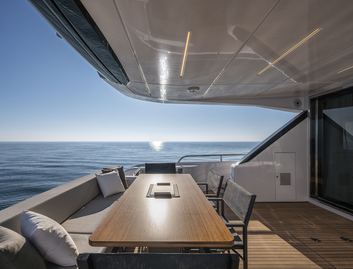 Ferretti 720 Mk3, Deck Area