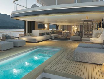 Benetti Motopanfilo 45M , Deck Area