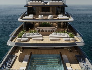 Sanlorenzo 74Steel , Deck Area