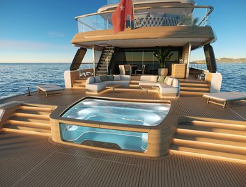 Sirena 42M, Beach Club