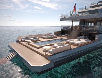 Tankoa Yachts T700 Milano , Beach Club