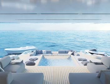 Wider Yachts 135, Deck Area