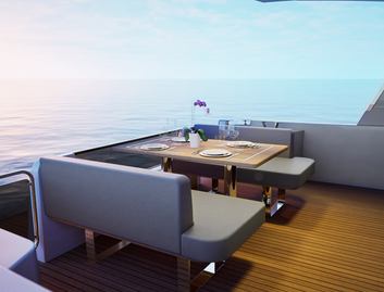 Greenline 42, Deck Area