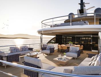 Benetti B.Century 55M Three-Deck, Deck Area