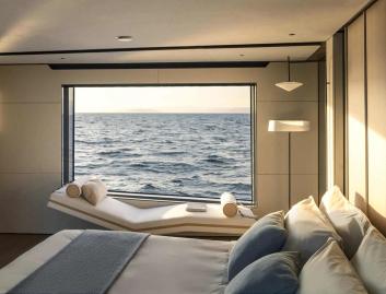 Azimut Grande Trideck Mk2, Accommodation