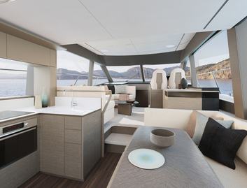 Princess F54, Interior