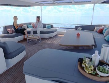 Fountaine Pajot Power 80 , Fly Deck/Sportdeck