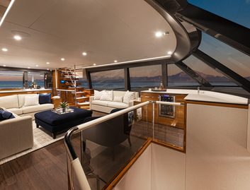 Riviera 78 Motor Yacht Open Bridge Deck, Interior