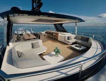 Columbus Crossover 42, Fly Deck/Sportdeck