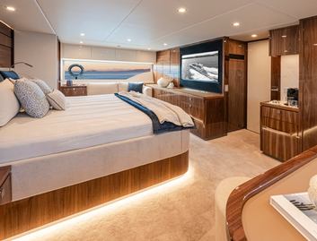 Riviera 6800 Sport Yacht Platinum Edition, Accommodation