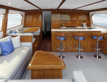 Hatteras GT65 Carolina, Interior