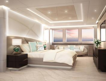 Heesen 50m Steel Displacement, Accommodation