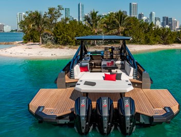 Wally wallytender43X, Deck Area