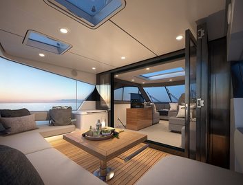 Maritimo M55, Fly Deck/Sportdeck