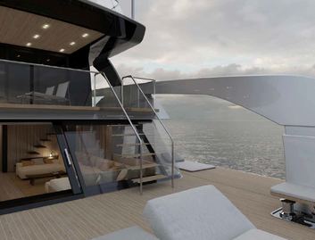 Sanlorenzo SX100, Beach Club