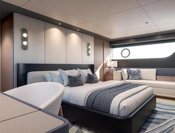 Sunseeker 74 Ocean Enclosed, Accommodation