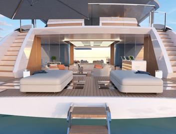 Mangusta Oceano 60, Beach Club