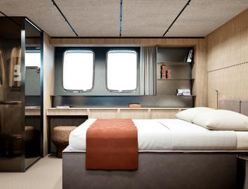 Sanlorenzo SL80 Asymmetric, Accommodation