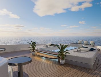 Columbus Atlantique 43MT/3, Deck Area