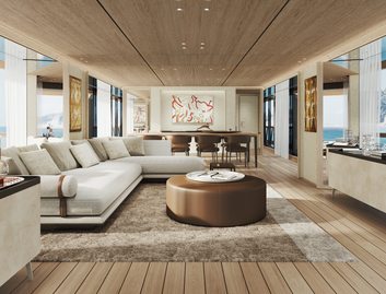 Custom Line Navetta 38, Interior