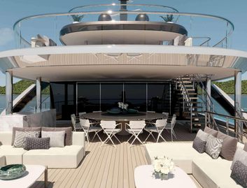 Benetti B.Century 75M, Deck Area