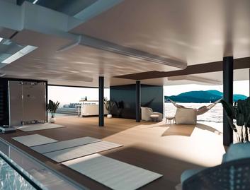 Benetti B.Yond 57M, Beach Club