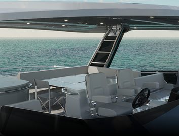 Aquila 50 Yacht , Helm Station