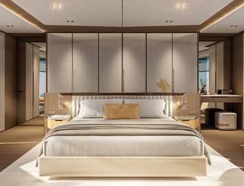 Azimut Grande 36M Evo Gen 2, Accommodation