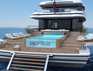 Cantiere delle Marche Deep Blue 130 , Beach Club