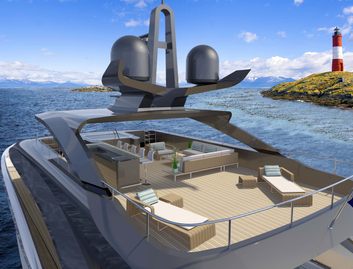 Moonen Yachts Navarino, Fly Deck/Sportdeck