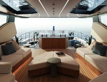 Mangusta GranSport 34 , Fly Deck/Sportdeck