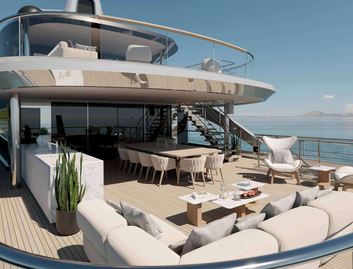 Benetti B.Century 62M, Deck Area