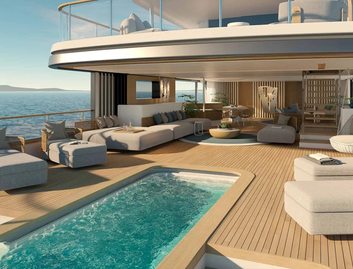 Benetti Motopanfilo 45M , Deck Area