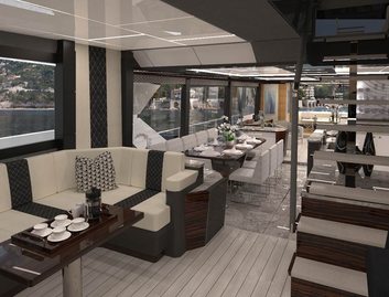 Ocean Alexander 84R Open, Interior