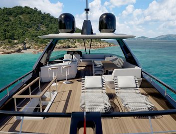 Ferretti 800 Mk2, Fly Deck/Sportdeck