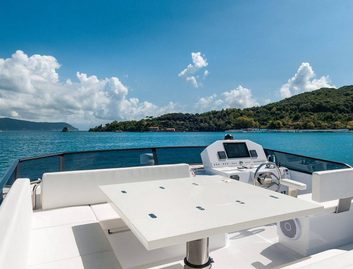 Sundeck Yachts 580, Helm Station