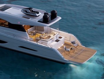 Maritimo S60 , Deck Area