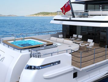 Cantiere delle Marche Deep Blue 141 , Deck Area