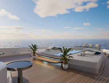 Columbus Atlantique 43MT/3, Deck Area