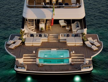 Benetti B.Now 50M Oasis, Beach Club